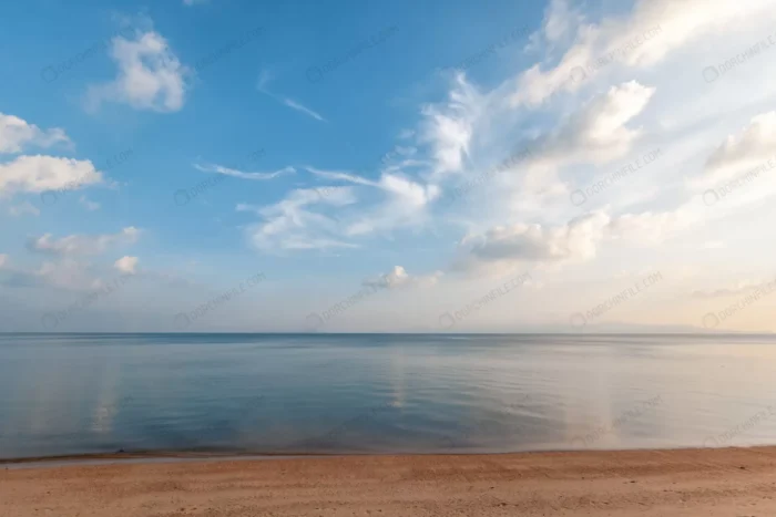 bright beautiful seascape sandy beach clouds refl crc9fc3f582 - title:استوک دریا با آسمان ابری - اورچین فایل - format:JPG - استوک - sku:crc9fc3f582 - keywords: p_id:98293