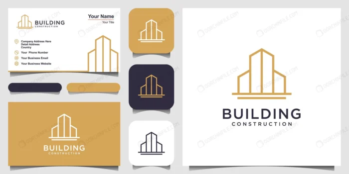 building logo with line art style city building a crc4355a065 size1.30mb - title:قالب کارت ویزیت مشاور املاک - اورچین فایل - format:EPS - وکتور - sku:crc4355a065 - keywords: p_id:93743