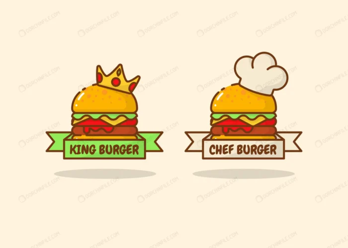burger logo set crcf4a23d12 size1.41mb - title:لوگو ساندویچ همبرگر - اورچین فایل - format:EPS - وکتور - sku:crcf4a23d12 - keywords: p_id:96725