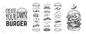 burger menu vintage template with hand drawn sket crc46ece6d1 size9.71mb 1 - title:Home - اورچین فایل - format: - sku: - keywords: p_id:18