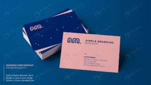 business card mockup resting stack cards rnd721 frp11335538 - title:Home - اورچین فایل - format: - sku: - keywords: p_id:18