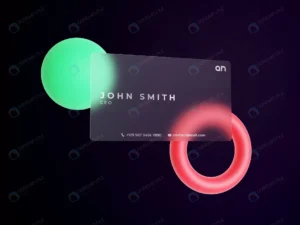 business card mockup with glassmorphism effect.jp crcd58b0940 size41.67mb - title:Home - اورچین فایل - format: - sku: - keywords: p_id:18