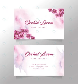 business card orchid flower template crc1e33ed3f size23.00mb - title:Home - اورچین فایل - format: - sku: - keywords: p_id:18