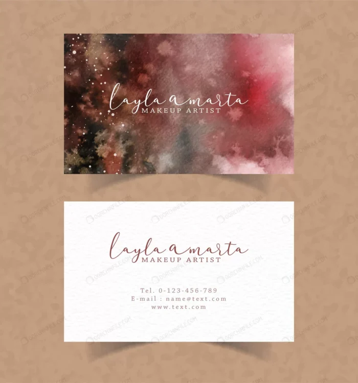 business card template with dark red abstract spl crc1eea7659 size29.39mb - title:قالب کارت ویزیت تجاری با فرمت وکتور - اورچین فایل - format:EPS - وکتور - sku:crc1eea7659 - keywords: p_id:93567