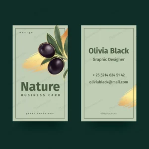 business card template with natural motifs crc3d490380 size8.94mb - title:Home - اورچین فایل - format: - sku: - keywords: p_id:18