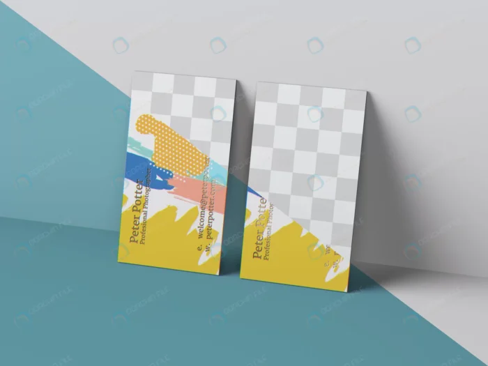 business cards mockup crcfdf09b4a size93.58mb - title:موکاپ لایه باز کارت ویزیت از نمای جانبی - اورچین فایل - format:PSD - فتوشاپ - sku:crcfdf09b4a - keywords: p_id:56417