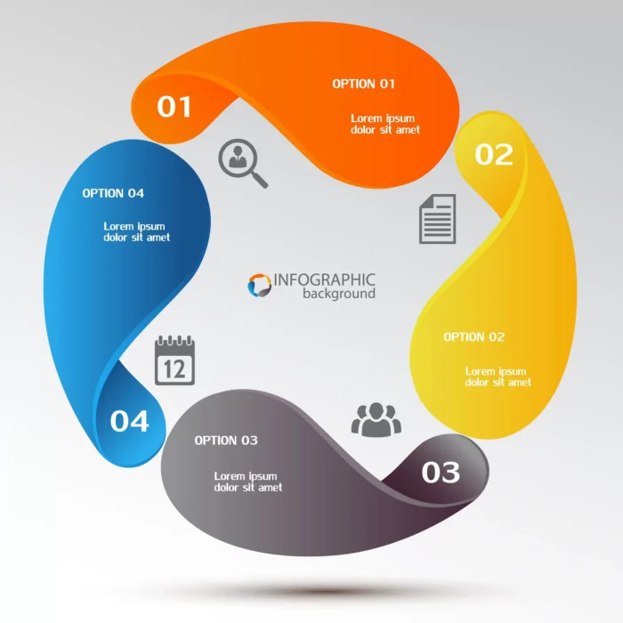 business infographic design concept with colorful crc227af012 size1.91mb - title:وکتور دیزاین اینفوگرافیک تجاری - اورچین فایل - format:EPS - وکتور - sku:crc227af012 - keywords: p_id:38819
