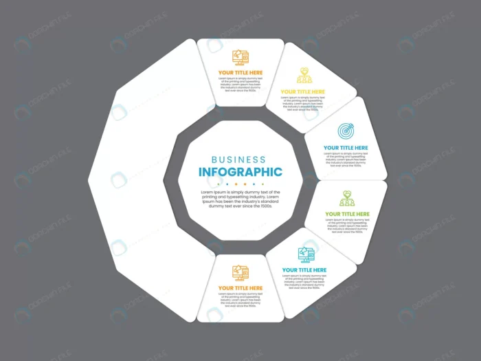 business infographic design flowchart steps eleme crc6a2f73bf size9.60mb - title:اینفوگرافی طراحی فلوچارت کسب و کار - اورچین فایل - format:EPS - وکتور - sku:crc6a2f73bf - keywords: p_id:87361