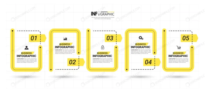 business infographic template with five steps 2 crc4eeedadc size1.46mb - title:وکتور اینفوگرافی پنج مرحله ای - اورچین فایل - format:EPS - وکتور - sku:crc4eeedadc - keywords: p_id:98877