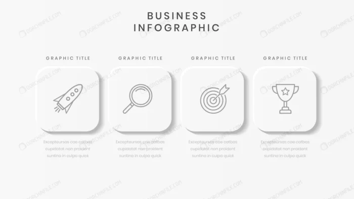 business infographic template 2 crc36090a64 size0.36mb - title:وکتور اینفوگرافیک چهار مرحله ای - اورچین فایل - format:EPS - وکتور - sku:crc36090a64 - keywords: p_id:98881