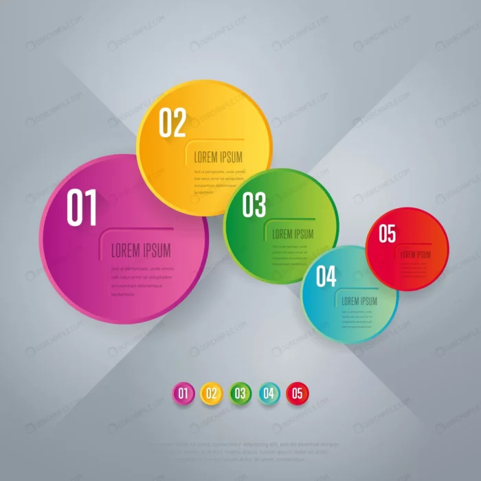 business infographics 5 crc8301c21d size9.88mb - title:وکتور اینفوگرافیک 5 مرحله ای - اورچین فایل - format:EPS - وکتور - sku:crc8301c21d - keywords: p_id:98905