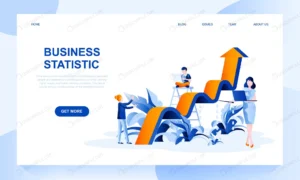 business statistics landing page template with he crc152a2f32 size2.24mb - title:Home - اورچین فایل - format: - sku: - keywords: p_id:18