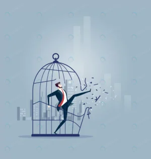 businessman breaking out large birdcage rnd700 frp3482713 - title:Home - اورچین فایل - format: - sku: - keywords: p_id:18