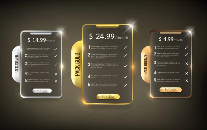 button web price table pack4 crcc4606949 size18.09mb - title:وکتور جدول لیست قیمت ها - اورچین فایل - format:EPS - وکتور - sku:crcc4606949 - keywords:وکتور جدول لیست قیمت ها, وکتور, پلن های تعرفه, فایل تکی p_id:95679