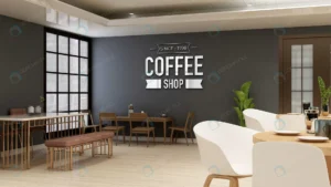 cafe restaurant logo mockup coffee shop with tabl crcc0bd425b size42.95mb - title:Home - اورچین فایل - format: - sku: - keywords: p_id:18