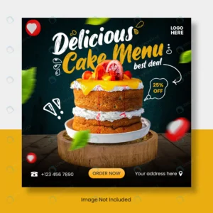 cake menu instagram post template banner crcba453380 size9.56mb - title:Home - اورچین فایل - format: - sku: - keywords: p_id:18