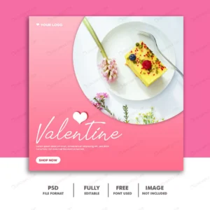 cake valentine banner social media post food pink crcbd4bb55c size0.78mb - title:Home - اورچین فایل - format: - sku: - keywords: p_id:18