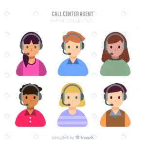 call center agent avatar collection with flat des crc5f3e859f size0.61mb - title:Home - اورچین فایل - format: - sku: - keywords: p_id:18