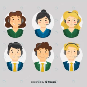 call center agent avatar collection with flat des crcb3e927c4 size0.74mb - title:Home - اورچین فایل - format: - sku: - keywords: p_id:18