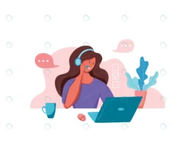 call center operator vector illustration customer crc46a8feb1 size1.51mb - title:Home Main - اورچین فایل - format: - sku: - keywords: p_id:18