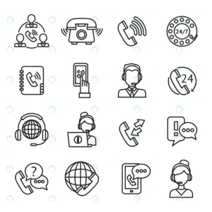 call center outline icons set crc4e1dc300 size1.45mb - title:Home - اورچین فایل - format: - sku: - keywords: p_id:18