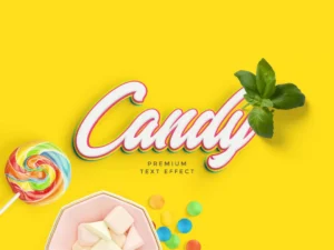 candy text effect mockup 2 - title:Home - اورچین فایل - format: - sku: - keywords: p_id:18