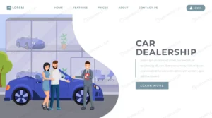 car dealership landing page vector template crc806ca6ad size2.69mb - title:Home - اورچین فایل - format: - sku: - keywords: p_id:18