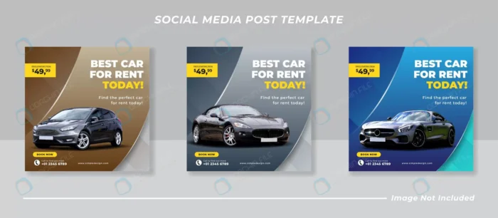 car rental promotion social media instagram post crc354ad310 size2.92mb - title:مجموعه قالب پست اینستاگرام ویژه تبلیغ محصول - اورچین فایل - format:EPS - وکتور - sku:crc354ad310 - keywords: p_id:42307