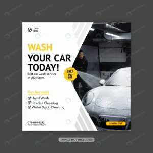 car wash social media post design instagram banne crc7e107f0f size3.50mb - title:Home - اورچین فایل - format: - sku: - keywords: p_id:18