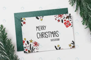 card envelope mockup with christmas concept crc7b8a3d0d size107.77mb - title:Home - اورچین فایل - format: - sku: - keywords: p_id:18