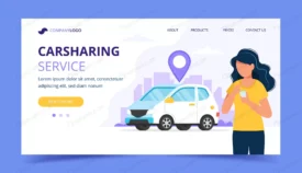 carsharing concept woman with smartphone landing crcd698980b size1.59mb - title:Home Main - اورچین فایل - format: - sku: - keywords: p_id:18