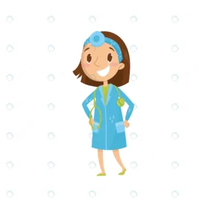 cartoon character girl blue coat with stethoscope rnd730 frp26650972 - title:Home - اورچین فایل - format: - sku: - keywords: p_id:18