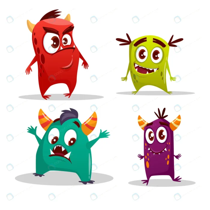 cartoon cute monster set funny fantastic creature crcdbec55fc size1.52mb - title:وکتور باکتری های بامزه - اورچین فایل - format:EPS - وکتور - sku:crcdbec55fc - keywords: p_id:87663