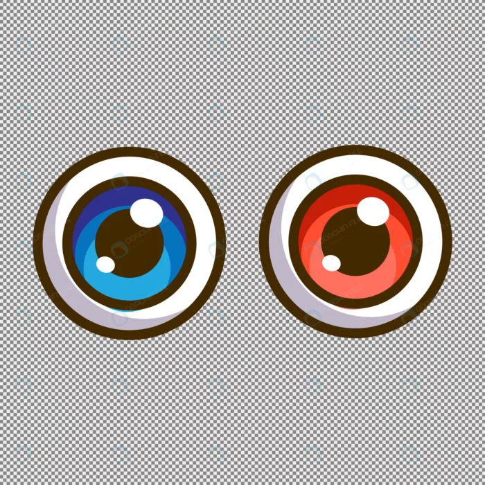 cartoon eyes rnd610 frp25615741 - title:وکتور چشم کارتونی بدون پس زمینه - اورچین فایل - format:EPS - وکتور - sku:frp25615741 - keywords: p_id:74949