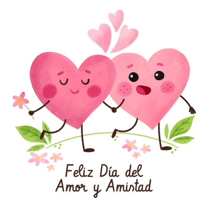 cartoon hearts holding hands walking - title:وکتور تبریک روز ولنتاین با دو قلب کارتونی - اورچین فایل - format:EPS - وکتور - sku:4313 - keywords:وکتور تبریک روز ولنتاین با دو قلب کارتونی, وکتور, دانلود رایگان, فایل تکی, قلب, وکتور رایگان p_id:29946