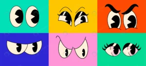 cartoon vintage character comic eyes emotions set rnd140 frp30573424 - title:Home - اورچین فایل - format: - sku: - keywords: p_id:18