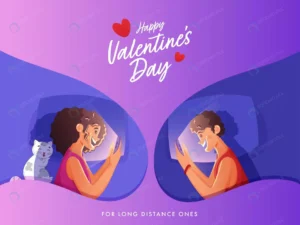 cartoon young couple interacting video call throu crc521a145c si - title:Home - اورچین فایل - format: - sku: - keywords: p_id:18