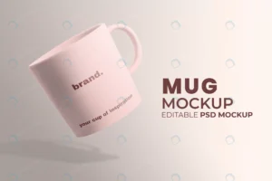 ceramic coffee mug mockup psd pink minimal design crc156b6d26 size42.38mb - title:Home - اورچین فایل - format: - sku: - keywords: p_id:18