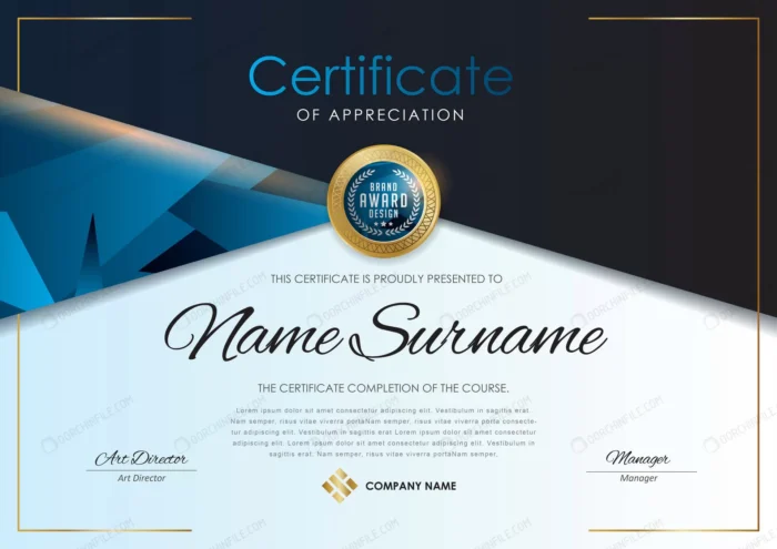 certificate template luxury 2 crc4d86d007 size2.69mb - title:قالب وکتور گواهی نامه پایان دوره آموزشی - اورچین فایل - format:EPS - وکتور - sku:crc4d86d007 - keywords:قالب وکتور گواهی نامه پایان دوره آموزشی, وکتور, فایل تکی, گواهی نامه, مدرسه و آموزش, مدرک p_id:96071