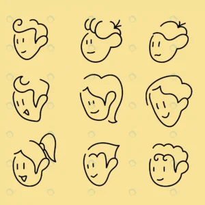 character head line art icon set crce66e6866 size1.59mb - title:Home - اورچین فایل - format: - sku: - keywords: p_id:18