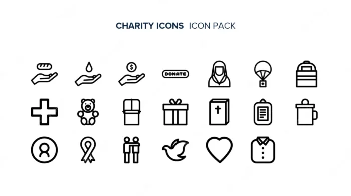 charity icons rnd316 frp26036407 - title:مجموعه آیکون های خیریه - اورچین فایل - format:ICO - آیکون - sku:frp26036407 - keywords: p_id:85459