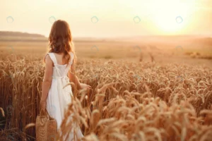 child summer wheat field little girl cute white d crcaf427420 size10.90mb 5760x3840 - title:Home - اورچین فایل - format: - sku: - keywords: p_id:18