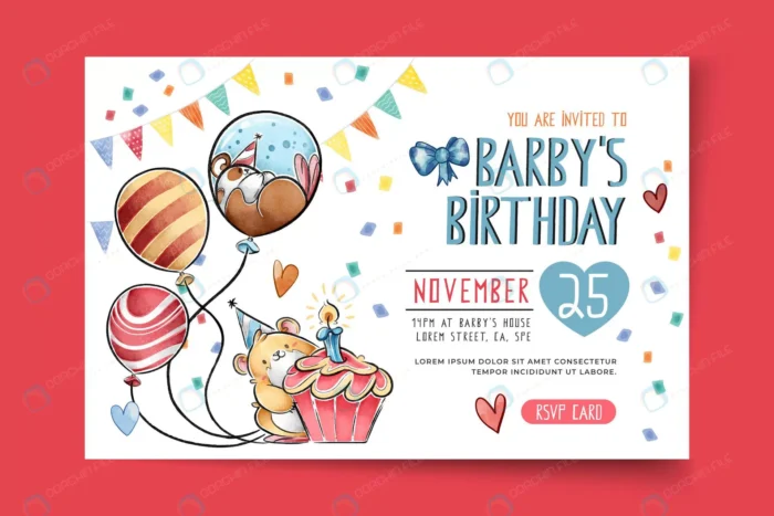 children s birthday banner template crcc88a6f03 size12.69mb - title:وکتور کارتونی جشن تولد - اورچین فایل - format:EPS - وکتور - sku:crcc88a6f03 - keywords: p_id:34651