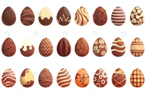 chocolate eggs icons set cartoon vector easter ca crc2a0fdee7 size5.08mb - title:Home - اورچین فایل - format: - sku: - keywords: p_id:18