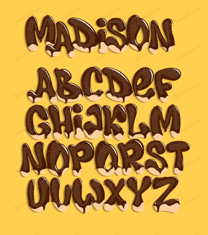 chocolate melting typeset sweet alphabet illustra crc73eb5a63 size6.27mb - title:حروف الفبای انگلیسی طرح شکلات - اورچین فایل - format:EPS - وکتور - sku:crc73eb5a63 - keywords: p_id:92203