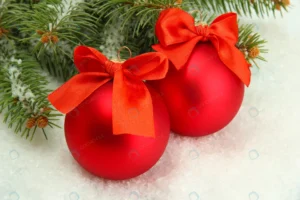 christmas balls fir tree with snow isolated white crce97e040e size8.14mb 5184x3456 - title:Home - اورچین فایل - format: - sku: - keywords: p_id:18