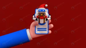 christmas chat bot with gift 3d render illustratio rnd148 frp31926899 - title:Home - اورچین فایل - format: - sku: - keywords: p_id:18