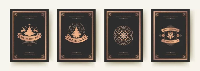 christmas greeting cards vintage typographic orna crc73dc0e8c size4.51mb - title:وکتور کارت تبریک با طراحی فریم و حاشیه - اورچین فایل - format:EPS - وکتور - sku:crc73dc0e8c - keywords: p_id:35159