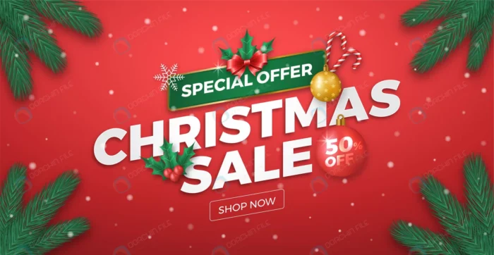 christmas sale special offer banner crc875e1c59 size23.36mb - title:بنر وکتور کریسمس ویژه تخفیف محصول با طراحی شیک در پس زمینه قرمز - اورچین فایل - format:EPS - وکتور - sku:crc875e1c59 - keywords:بنر وکتور کریسمس ویژه تخفیف محصول با طراحی شیک در پس زمینه قرمز, وکتور, برگ, بنر, دانلود رایگان, فایل تکی, کریسمس, وکتور رایگان p_id:31635