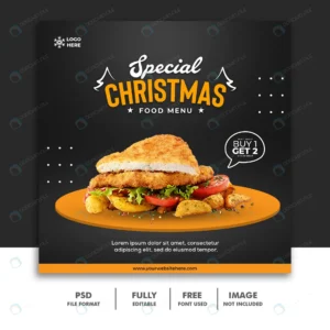 christmas social media post banner template crc4bdf0970 size2.8mb - title:Home - اورچین فایل - format: - sku: - keywords: p_id:18